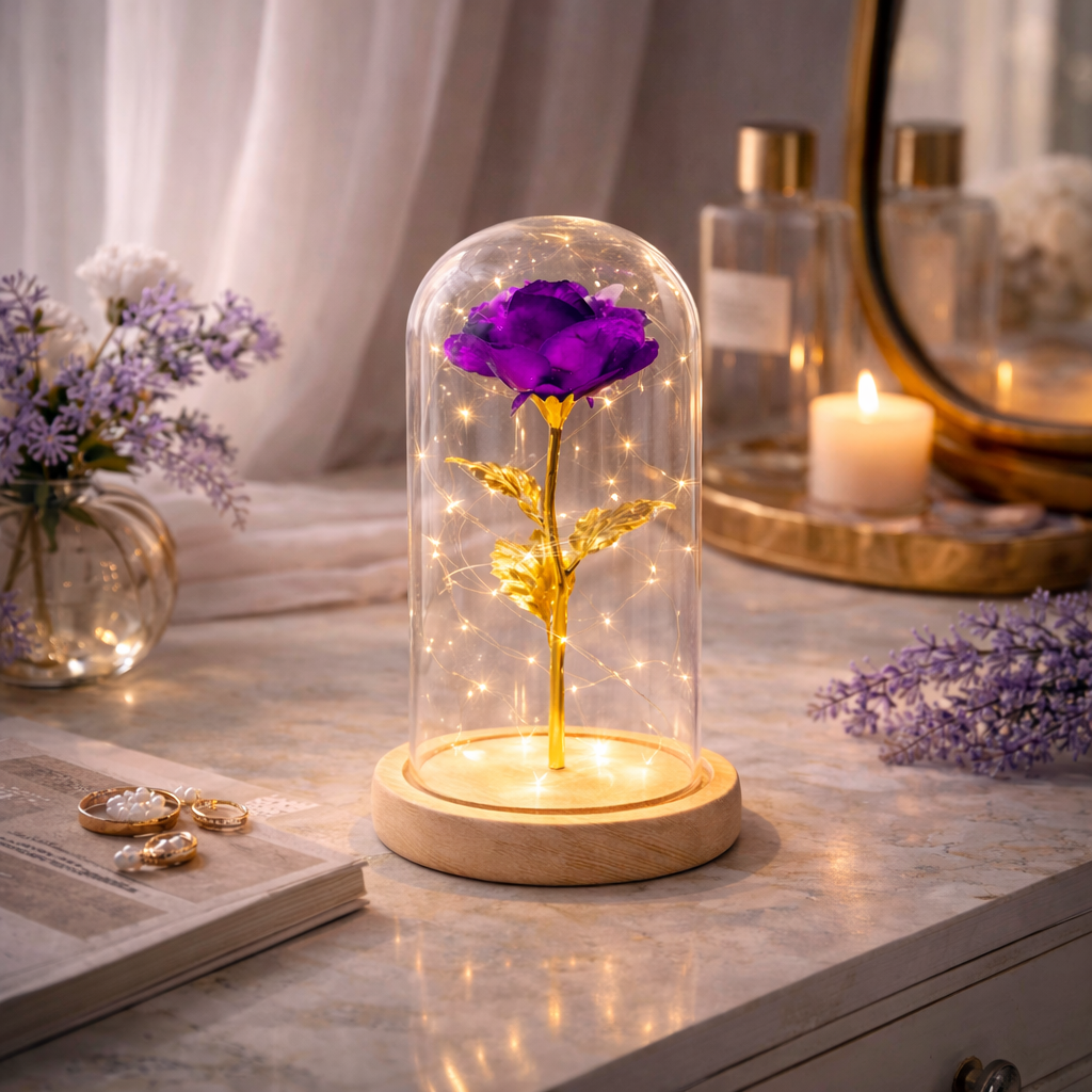 EverGlow Rose Night Lamp