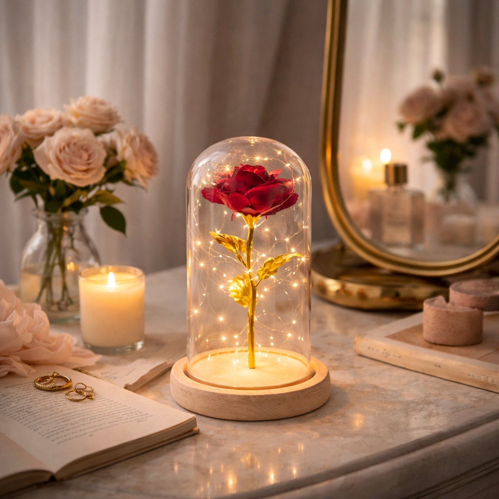 EverGlow Rose Night Lamp