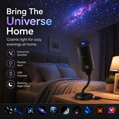 Plug-and-Play HD Star Projector