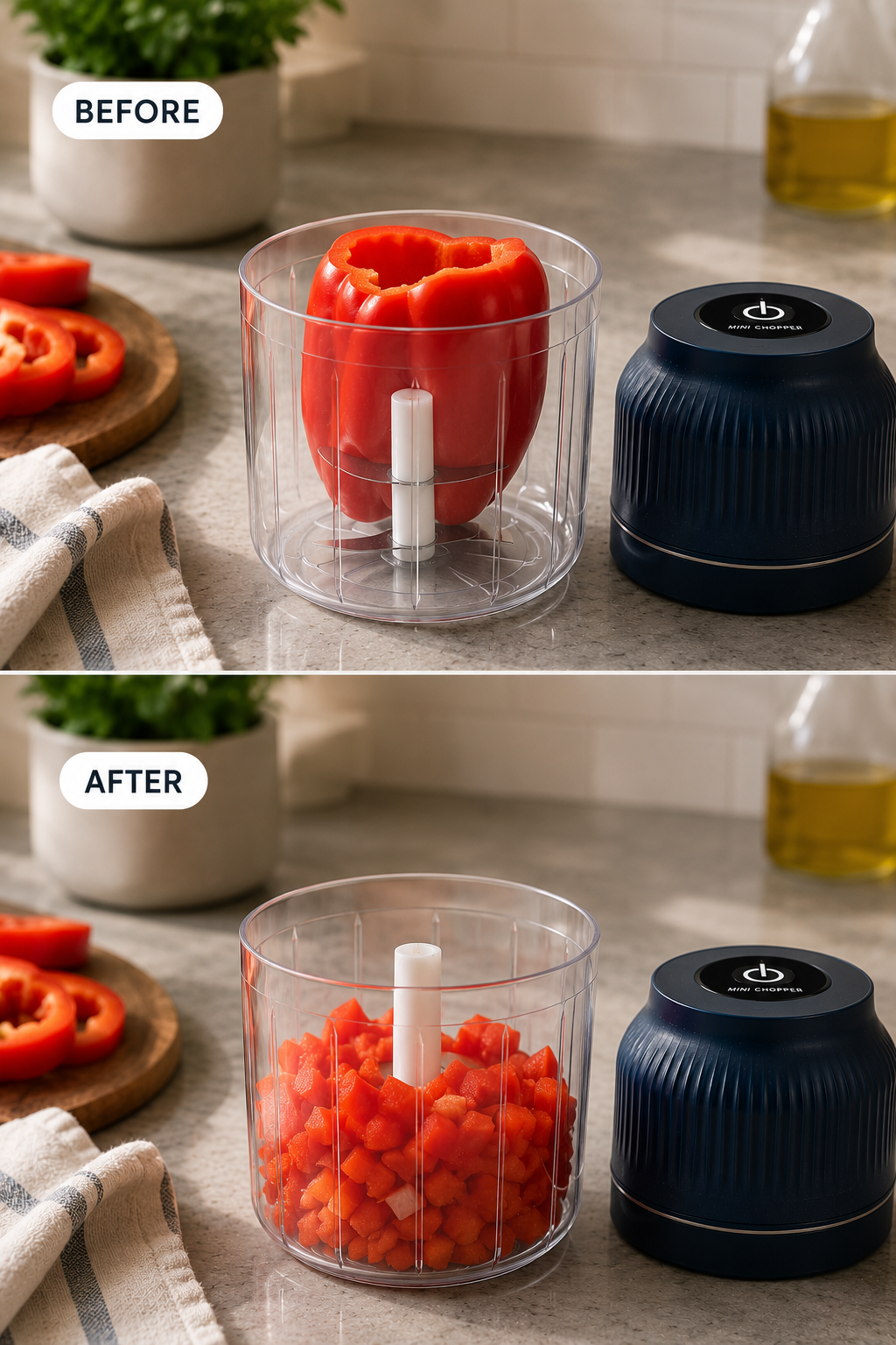 Mini USB Rechargeable Veggie Chopper