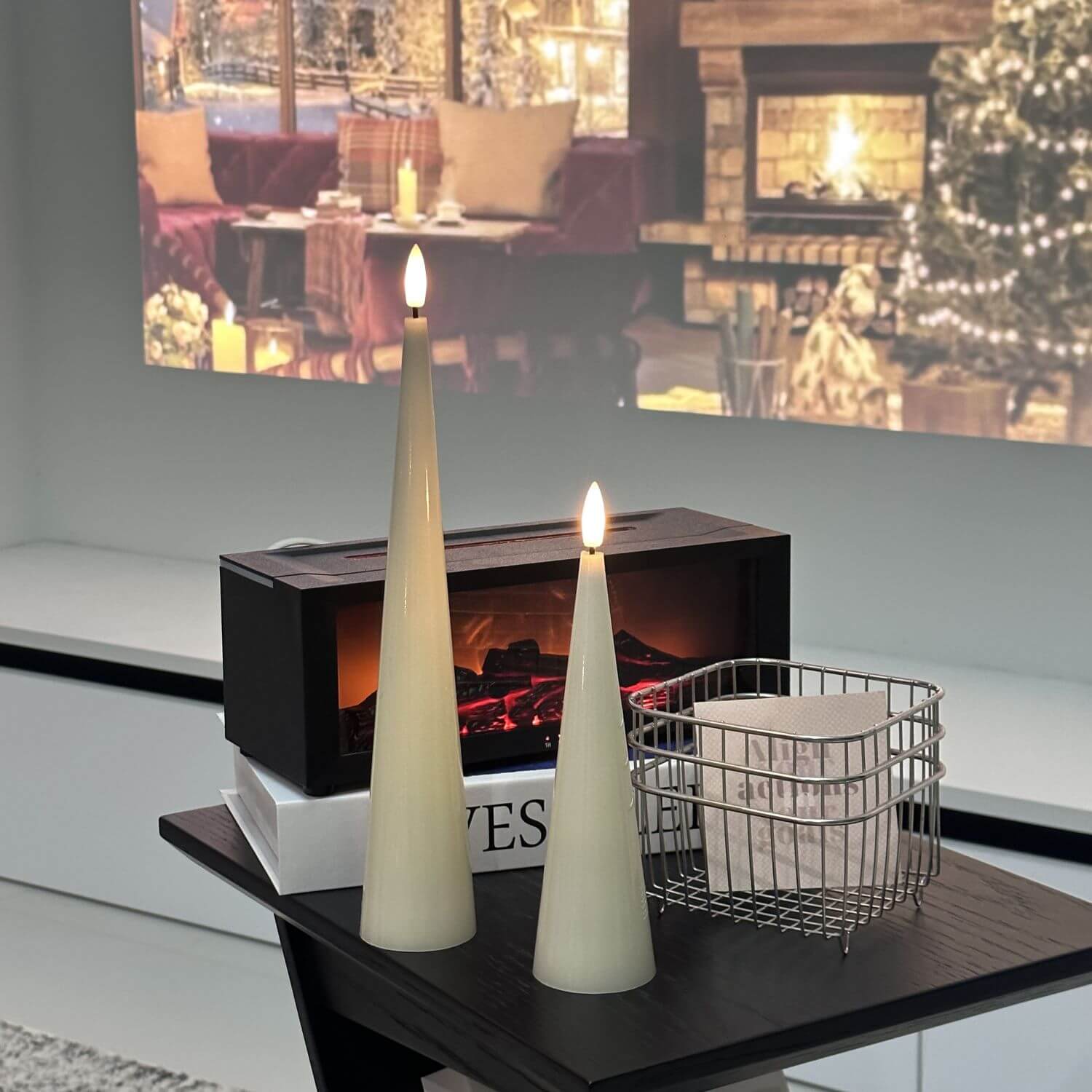 Cone Candles Set of 2