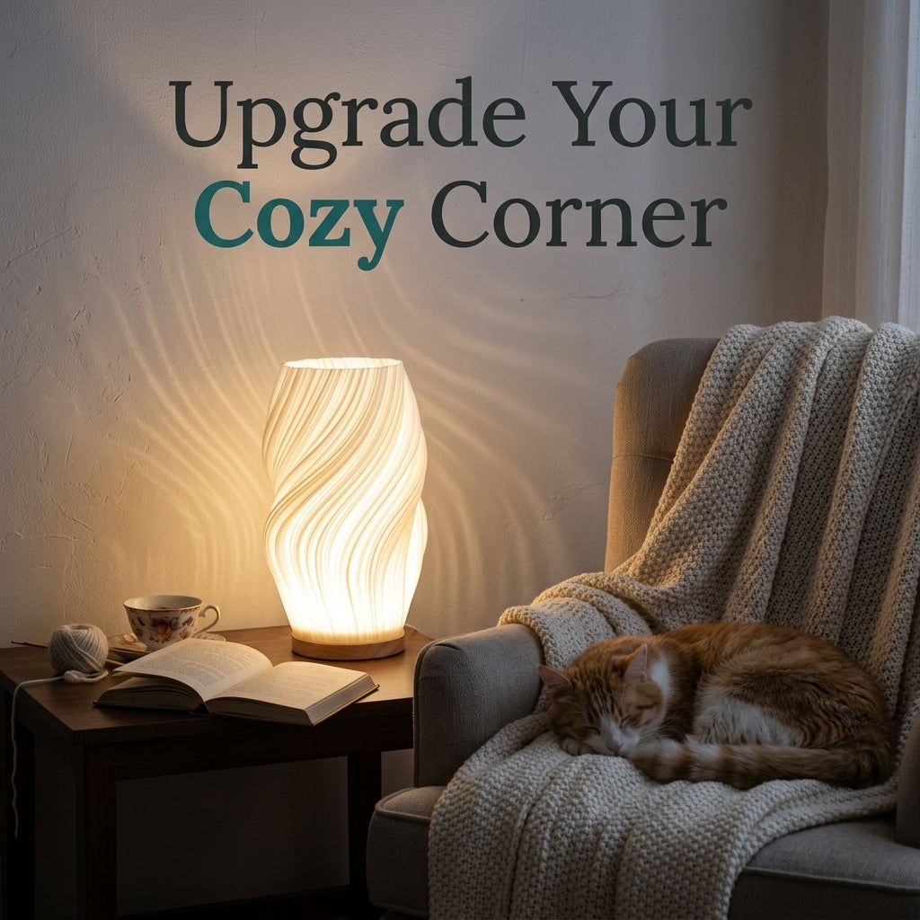 WaveGlow Dimmable USB Lamp