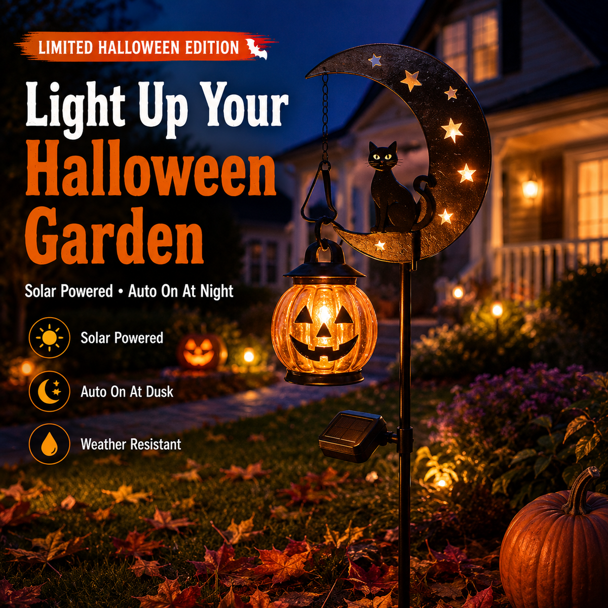 Pumpkin Moon Garden Light