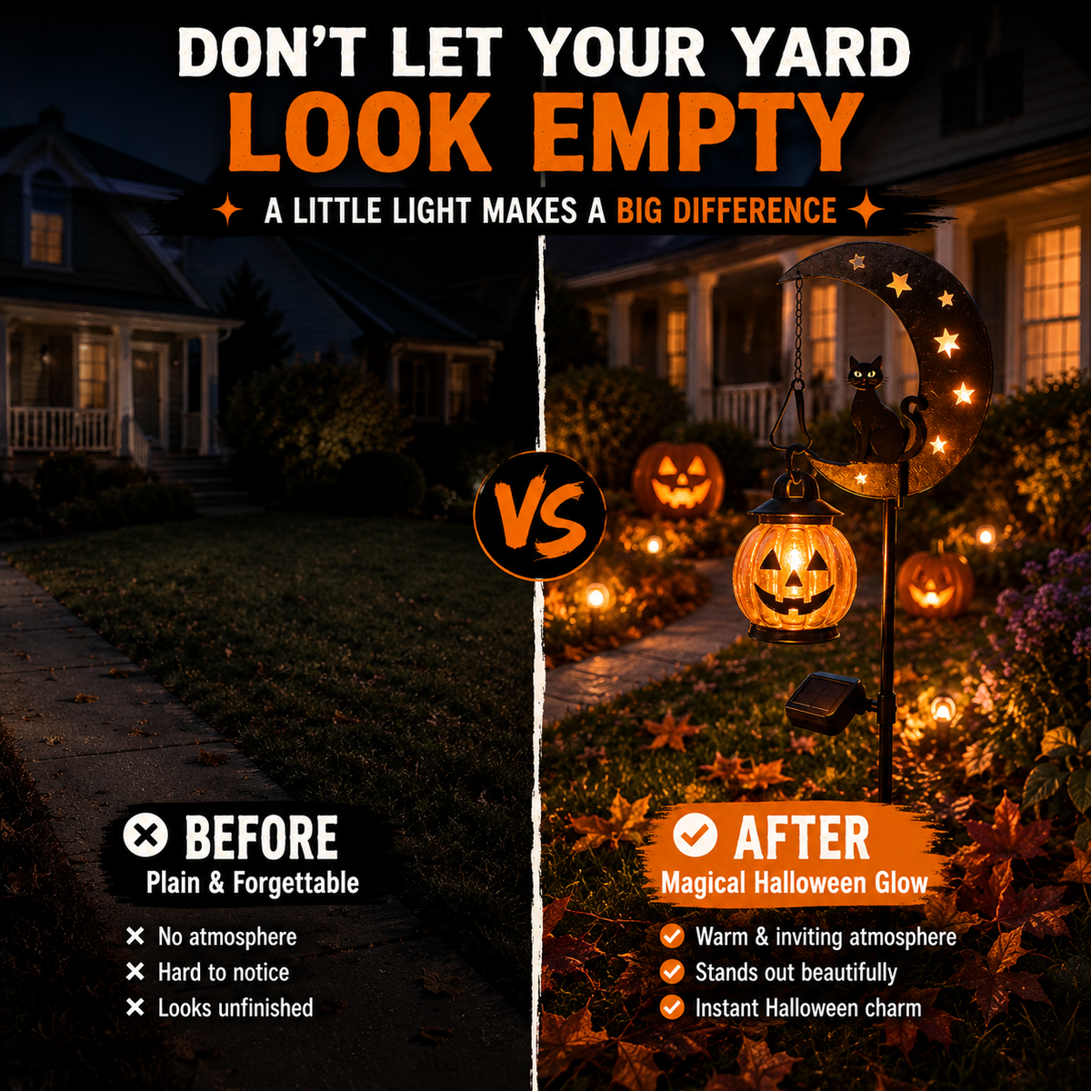 Pumpkin Moon Garden Light