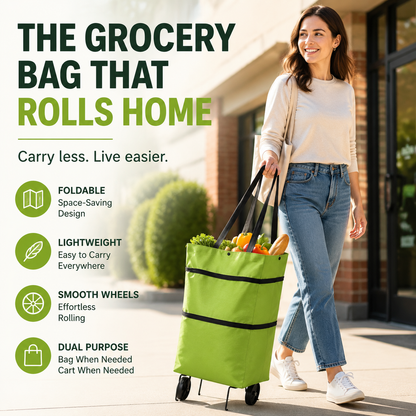 Foldable Shopping Trolley Bag