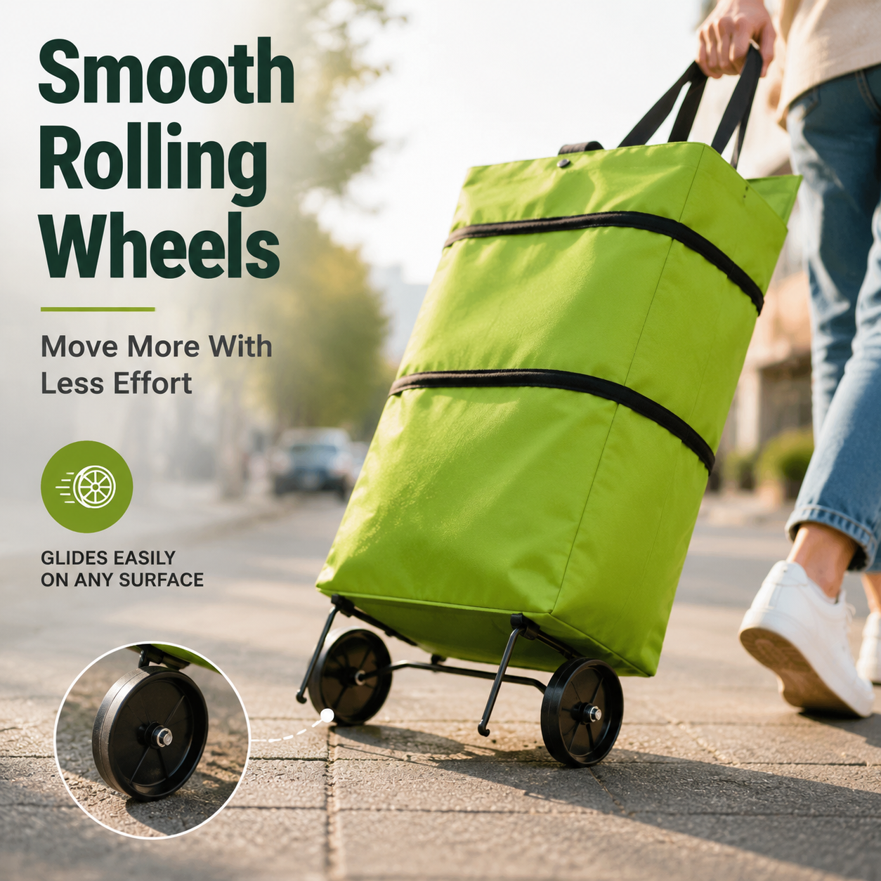 Foldable Shopping Trolley Bag