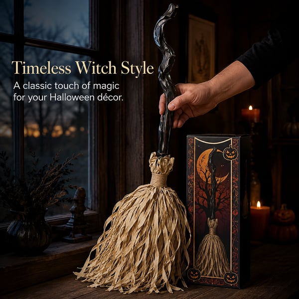 HauntGlide Auto Witch Broom