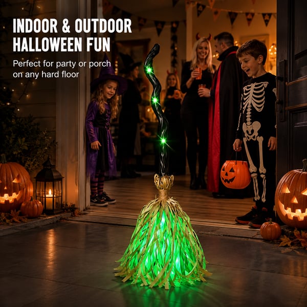 HauntGlide Auto Witch Broom