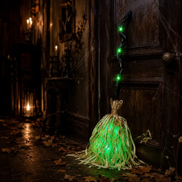 HauntGlide Auto Witch Broom