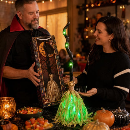 HauntGlide Auto Witch Broom