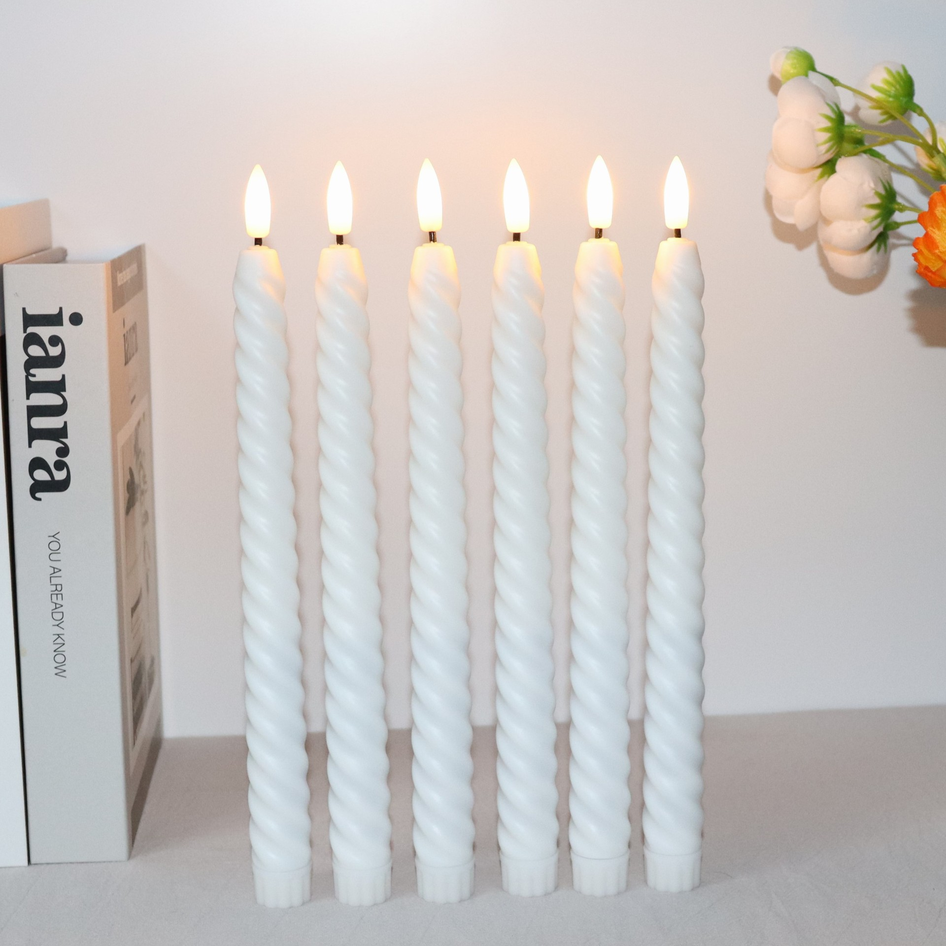 SparklePine LED Candles