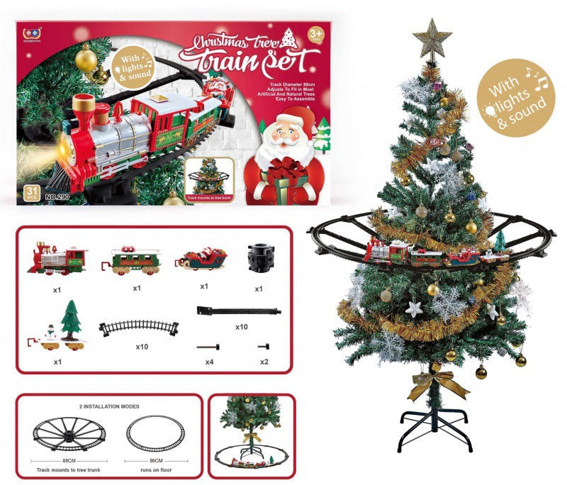 JollyTree Christmas Tree Train Set