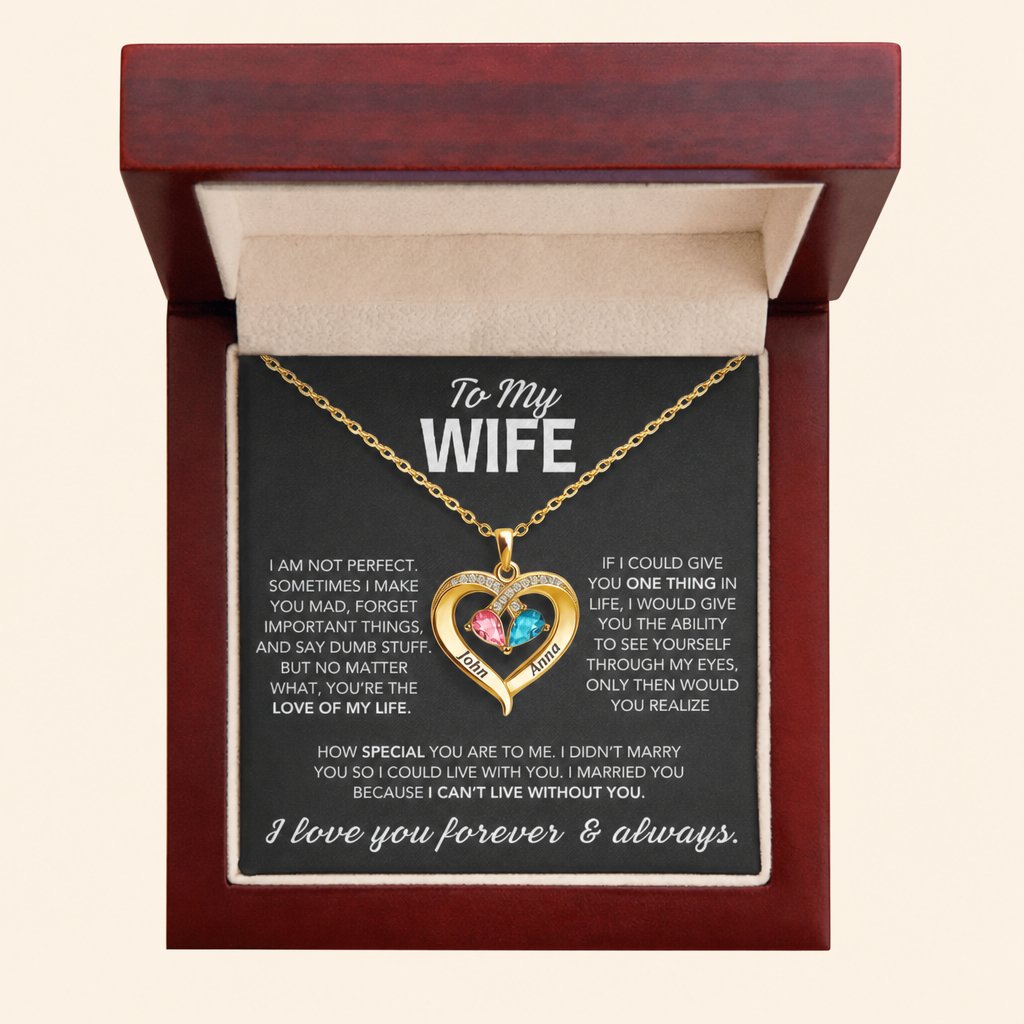 To My Wife – Heart Necklace