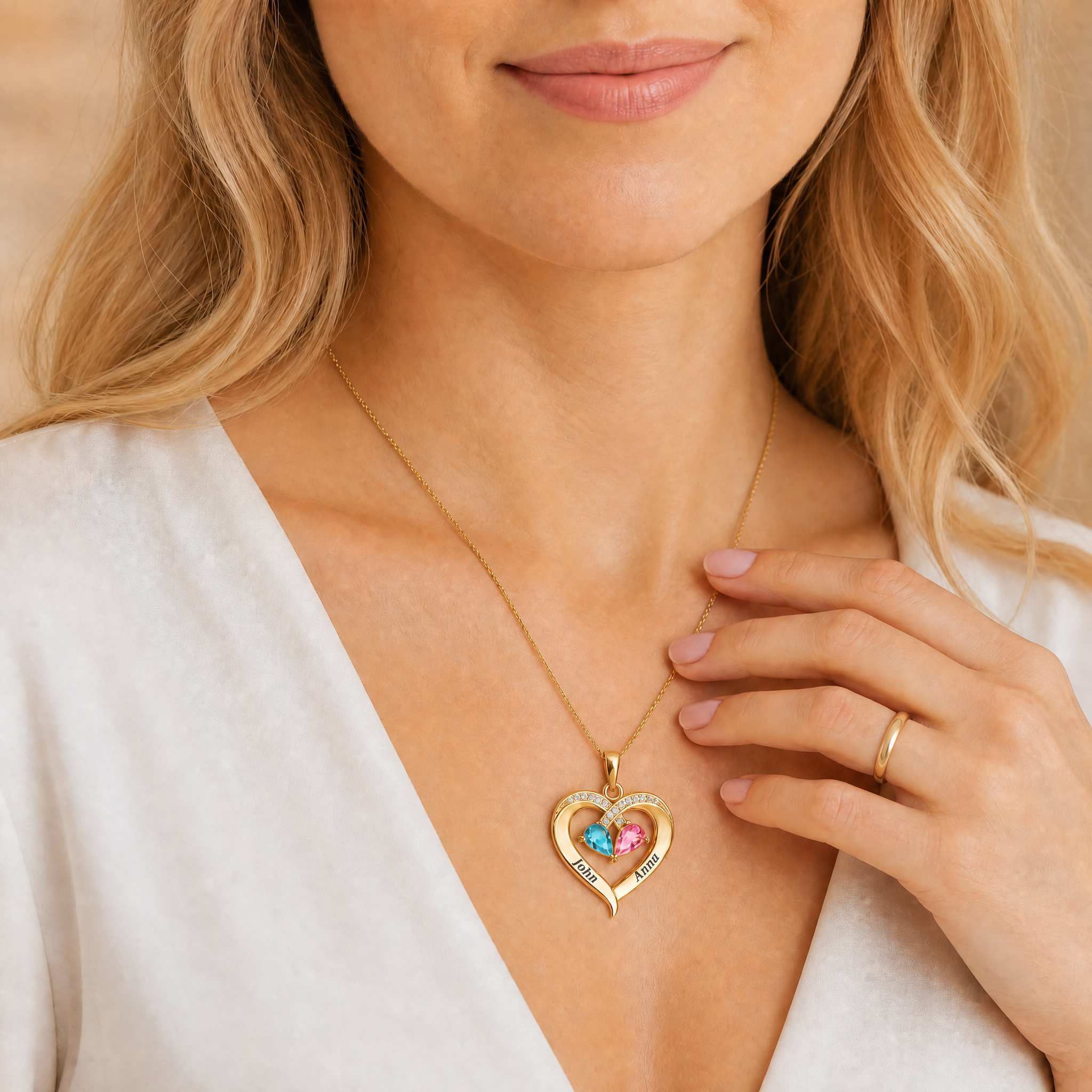 To My Wife – Heart Necklace