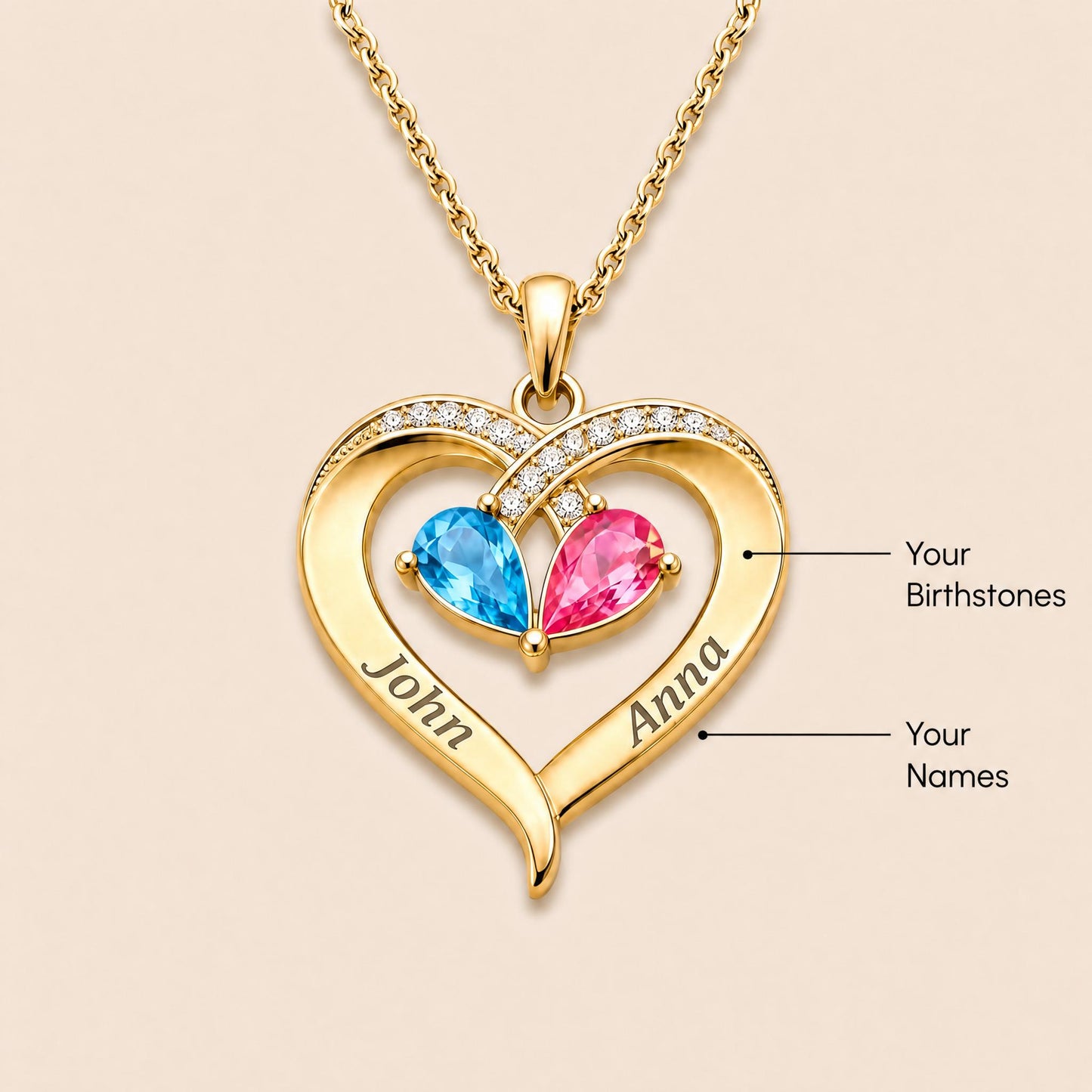 To My Wife – Heart Necklace