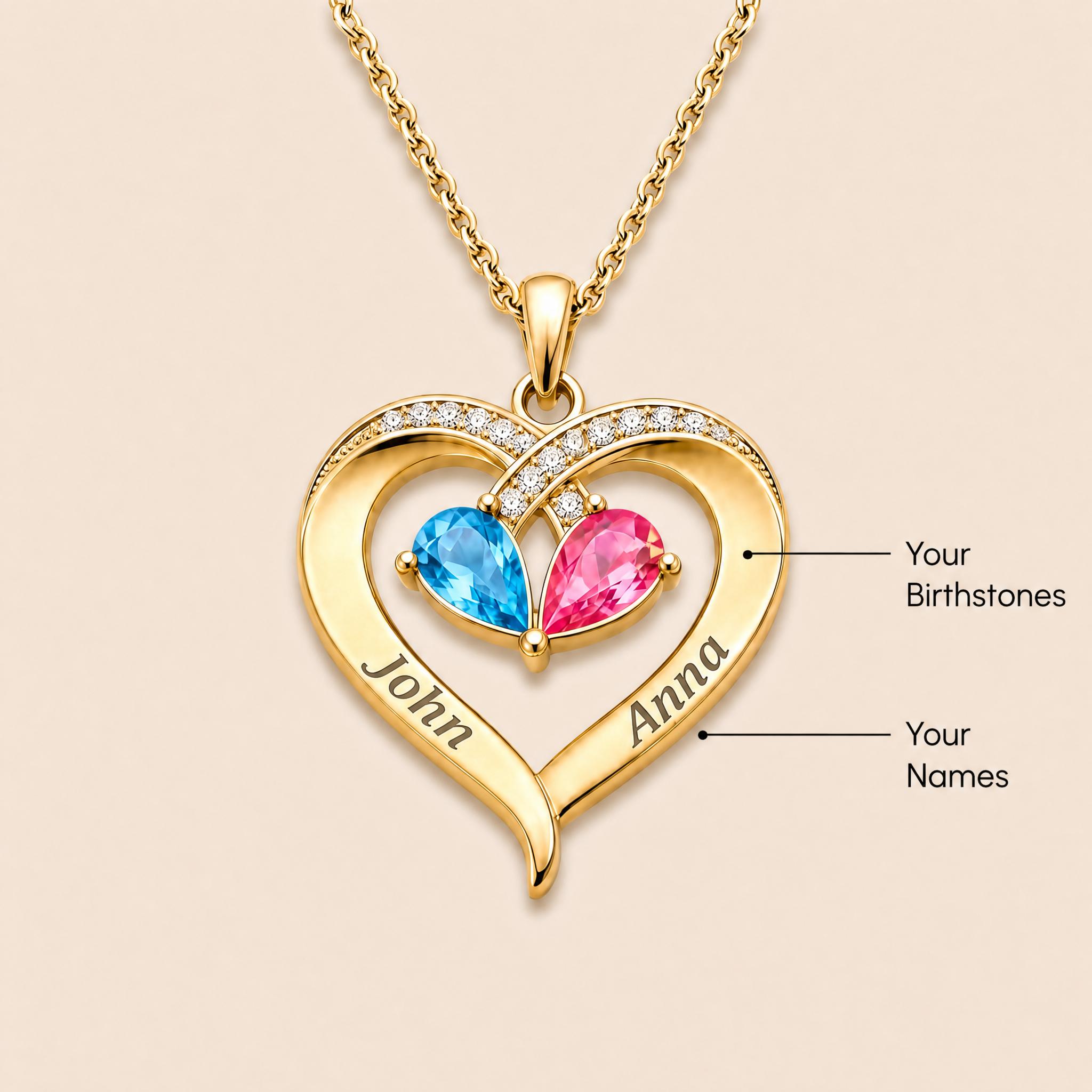 To My Wife – Heart Necklace