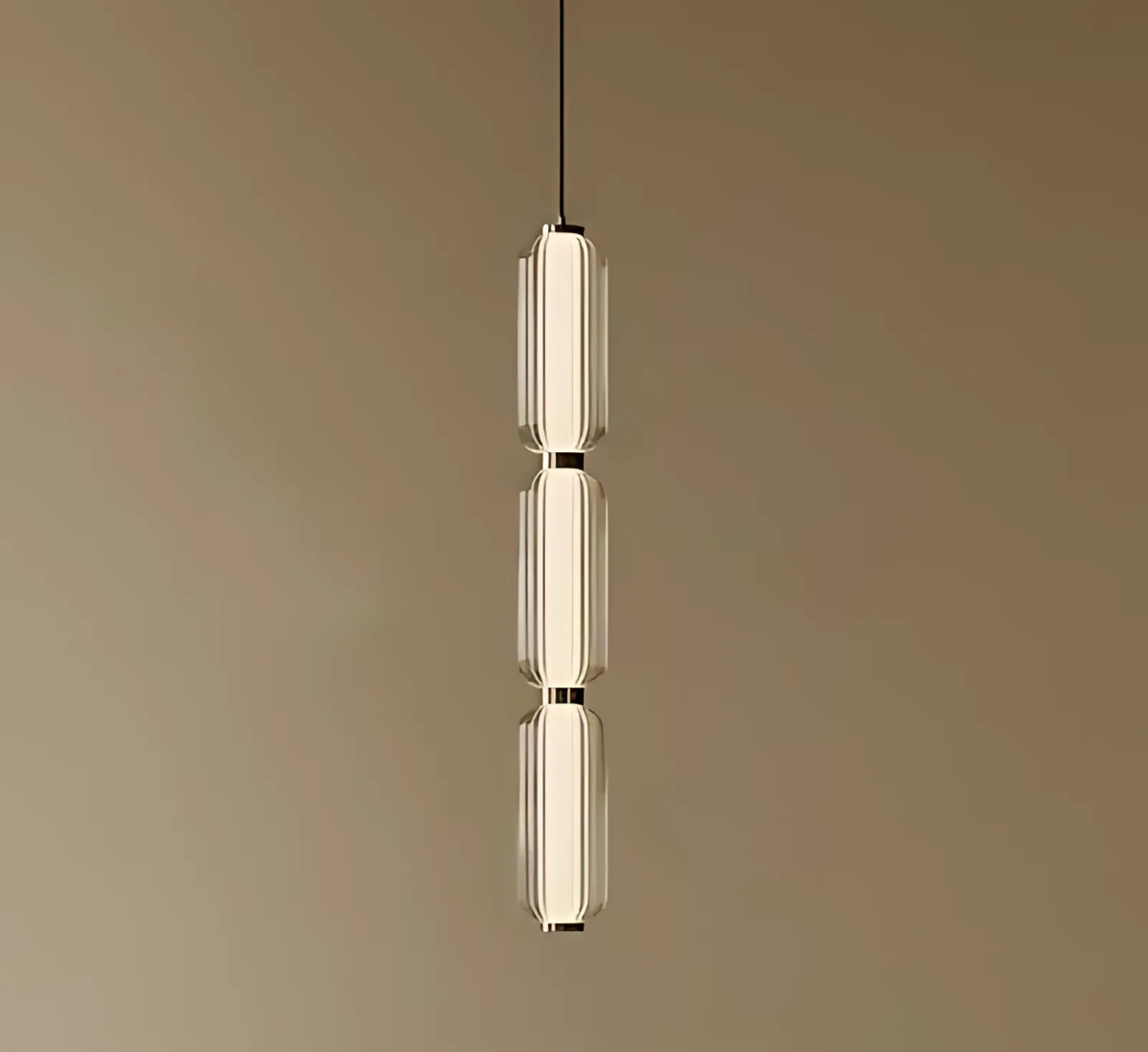 Sculpted Column Pendant Light