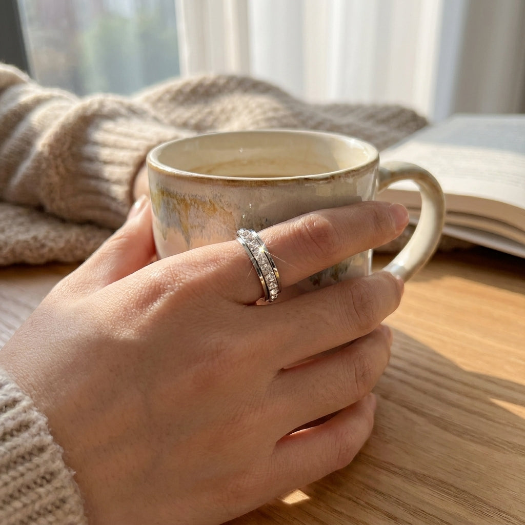 CalmSpin Anxiety Relief Ring