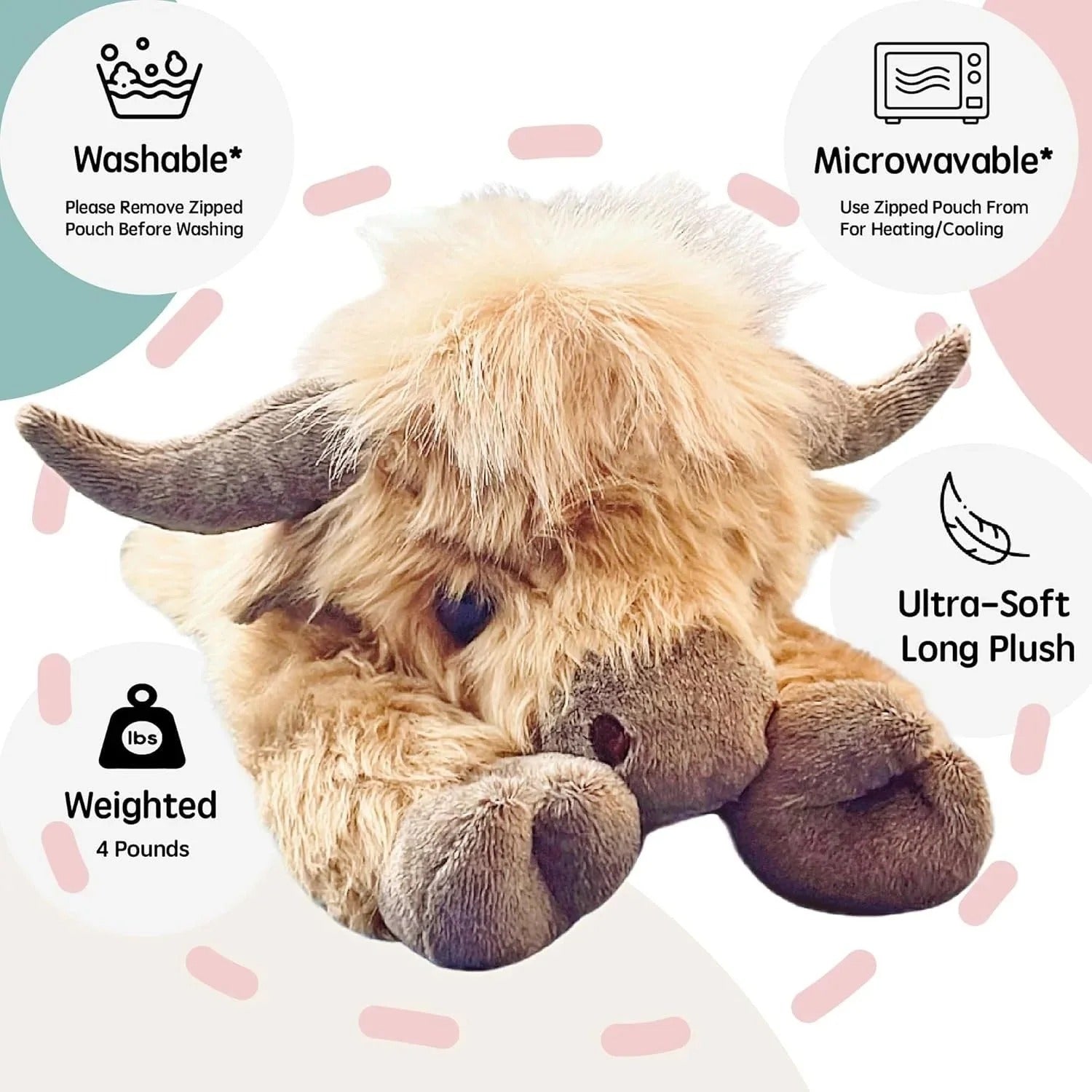 CalmCow Weighted Plush