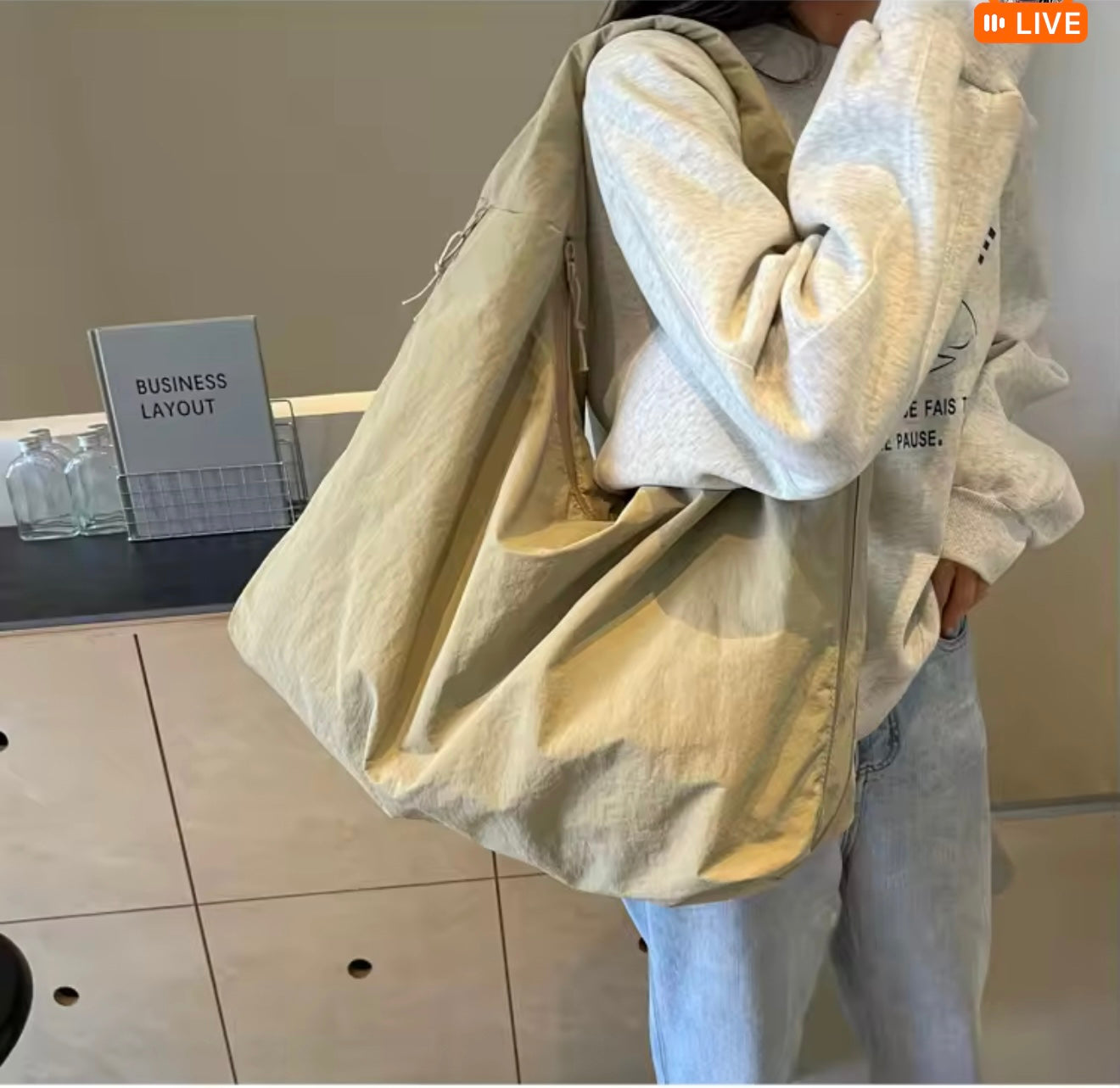 Large Capacity Tote Bag
