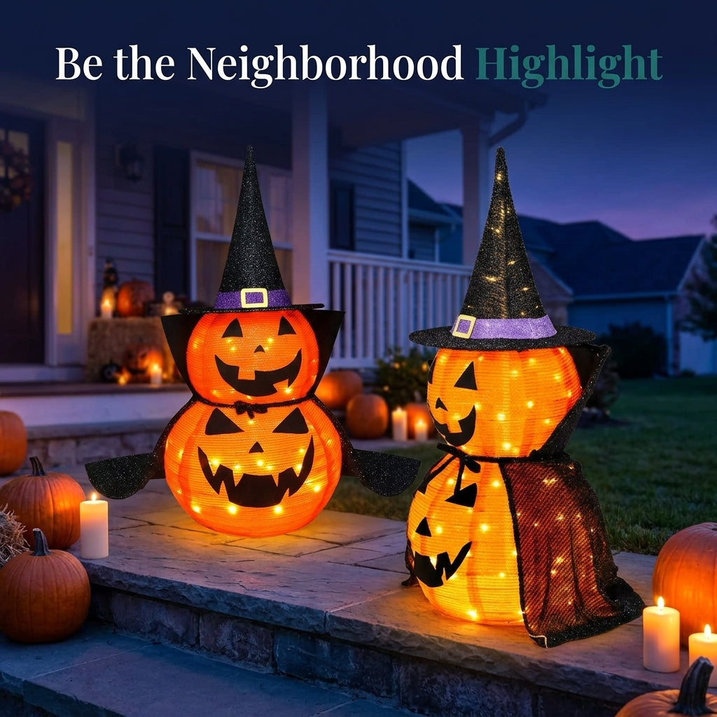 GlowPumpkin Duo 3ft
