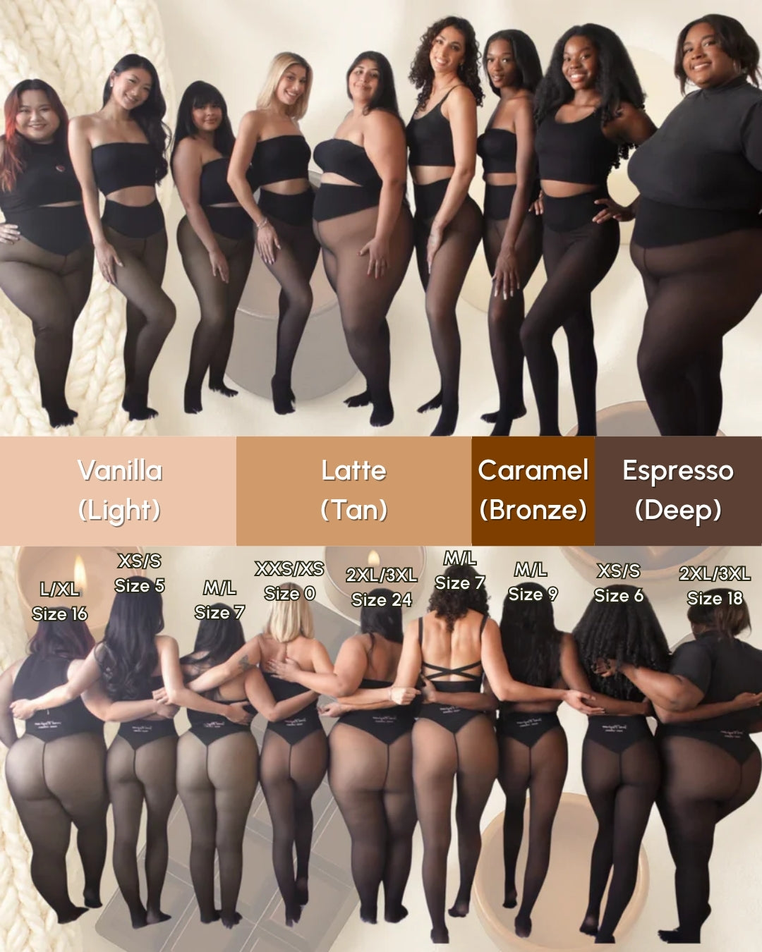 BareWarm Fleece Tights