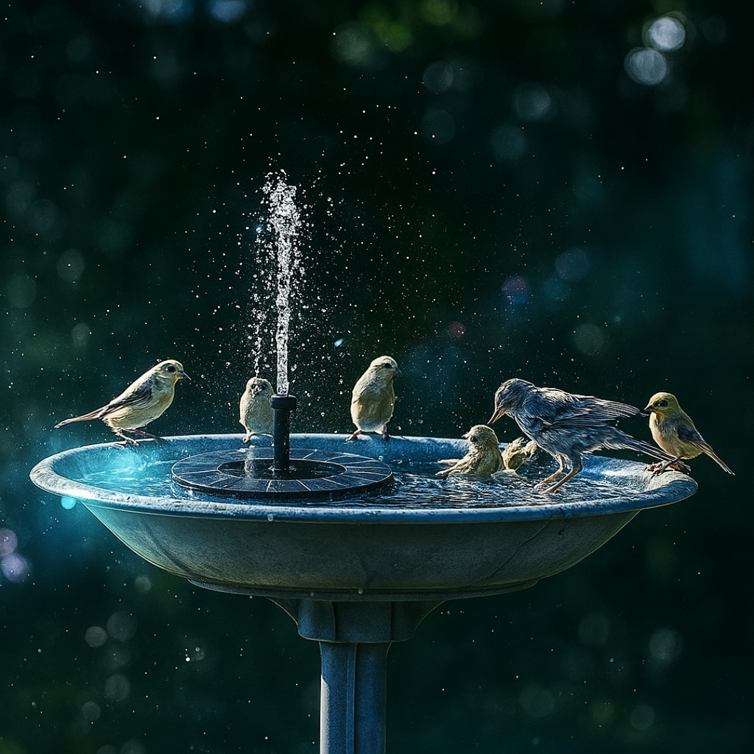 SunFlow Solar Garden Fountain