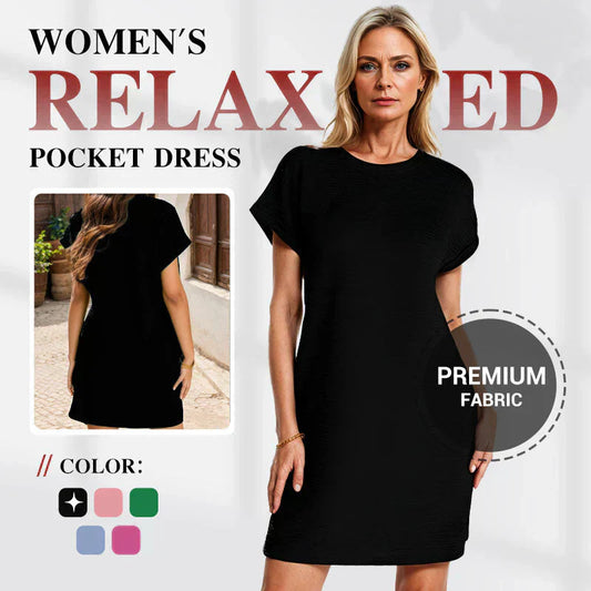 Solid Round Neck Dress