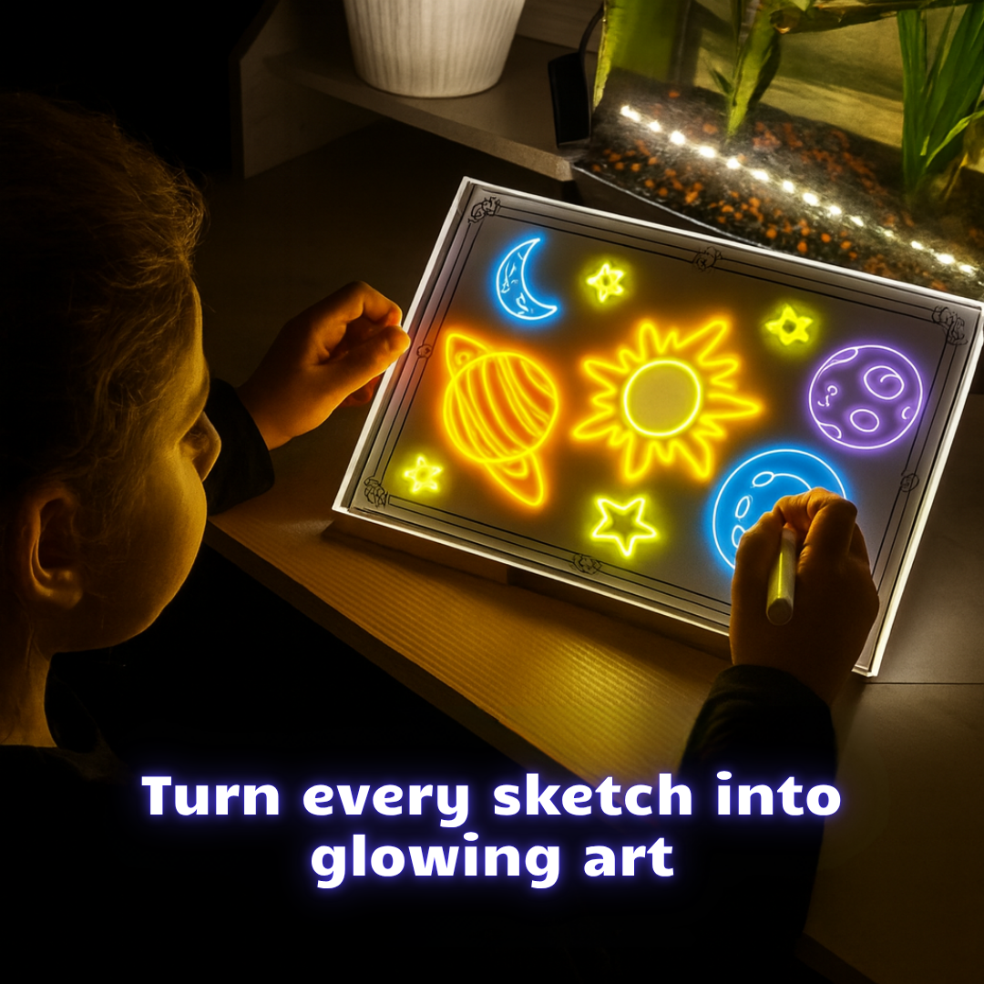 NeonDoodle Light Up Drawing Board