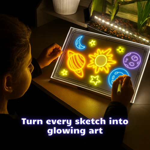 NeonDoodle Light Up Drawing Board