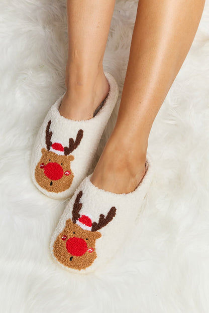 Rudolph Face Slippers