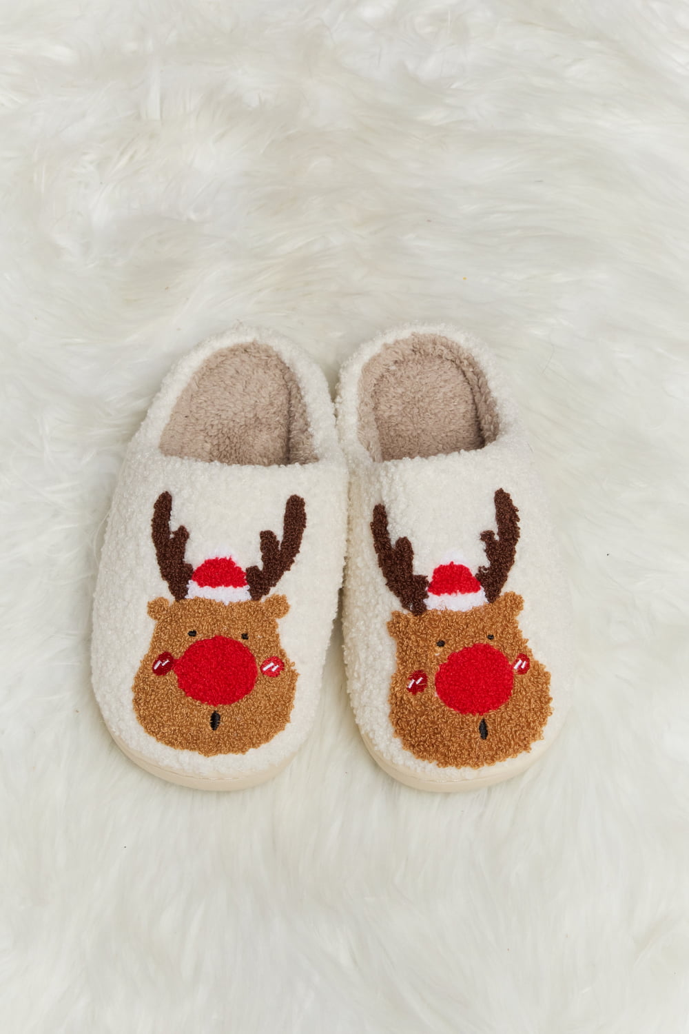 Rudolph Face Slippers