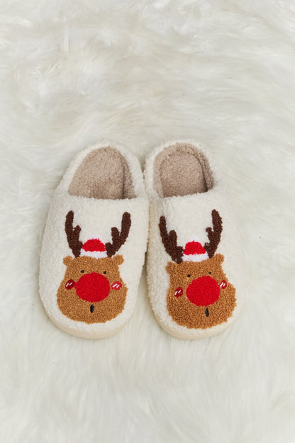 Rudolph Face Slippers