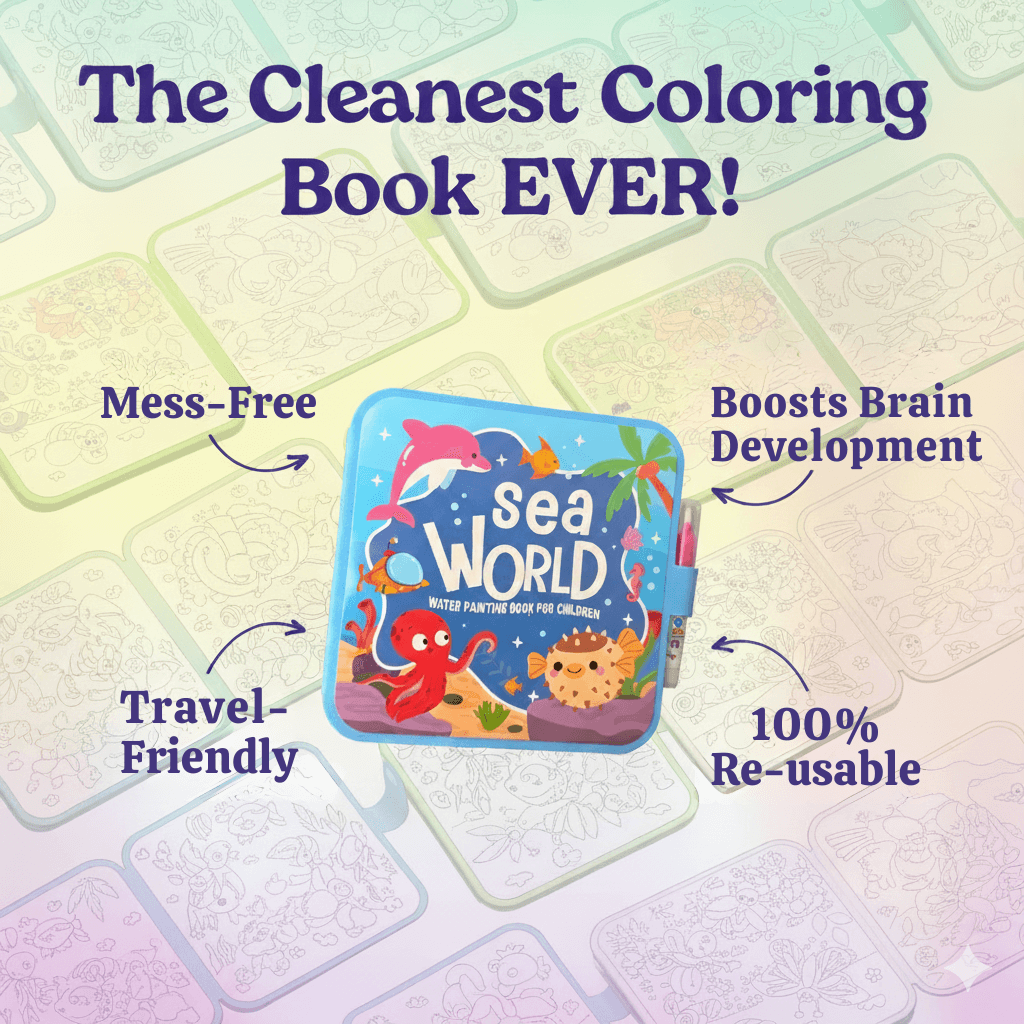 Mess-Free Coloring Books