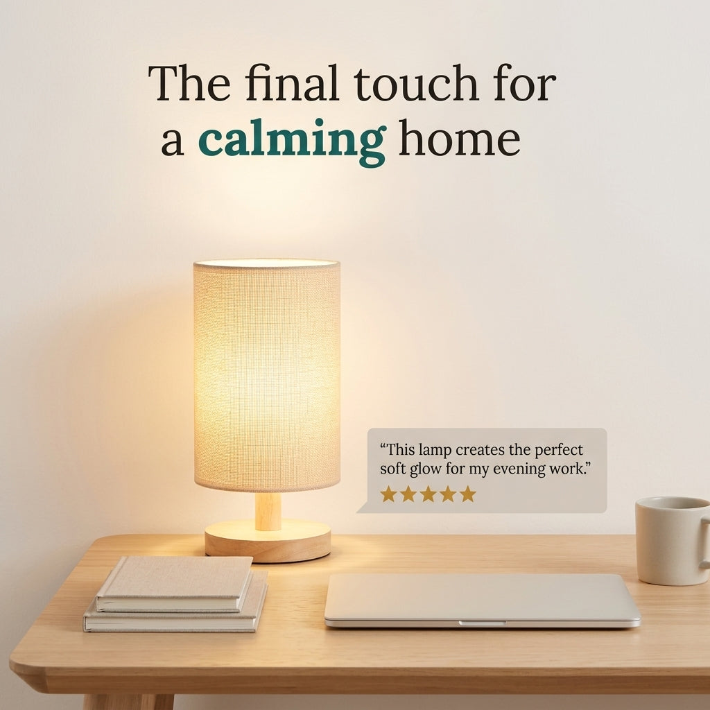 EcoGlow Touch Lamp with Remote