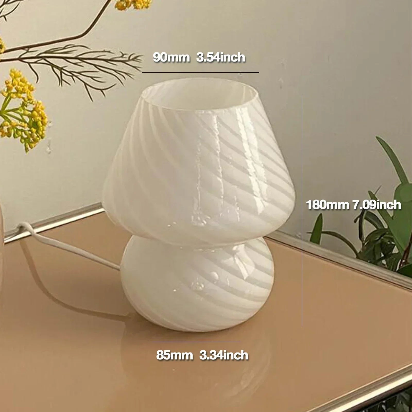 GlassAura Desk Lamp