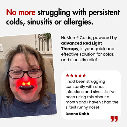NoMore Red Light Sinus Relief