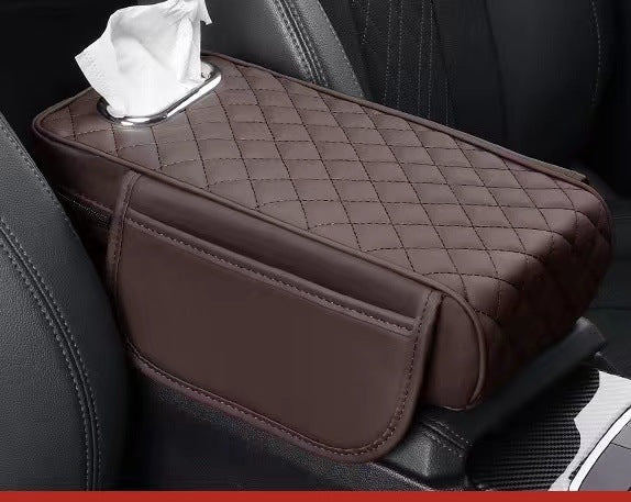Diamond-Stitch Memory Foam Console Cover