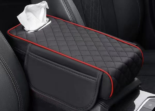 Diamond-Stitch Memory Foam Console Cover