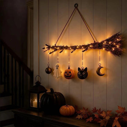 GlowWitch Light-Up Halloween Broom