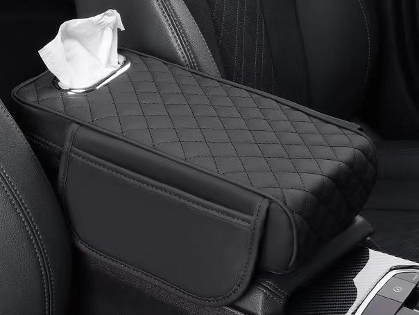 Diamond-Stitch Memory Foam Console Cover