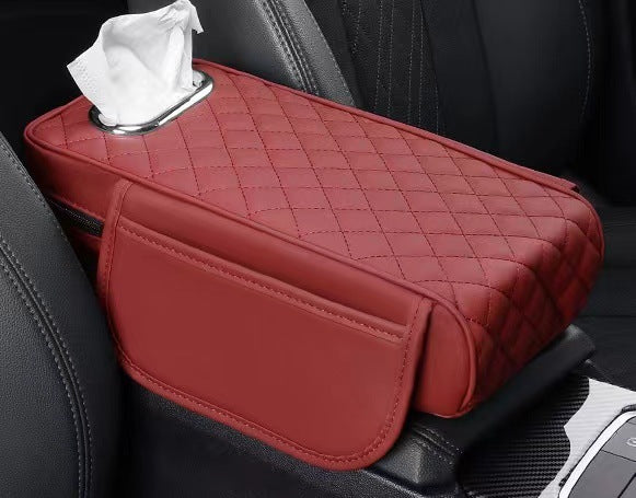 Diamond-Stitch Memory Foam Console Cover