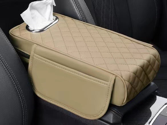 Diamond-Stitch Memory Foam Console Cover