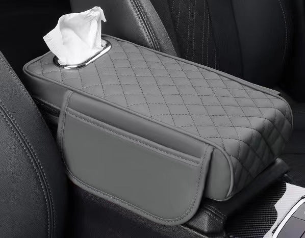 Diamond-Stitch Memory Foam Console Cover