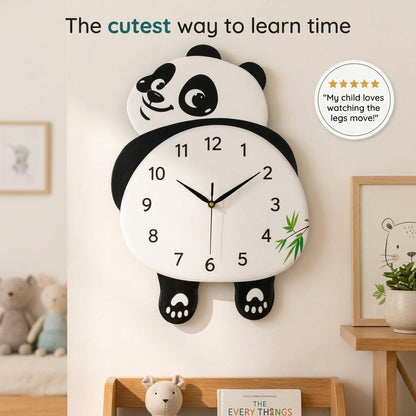 PandaTick Moving Panda Clock