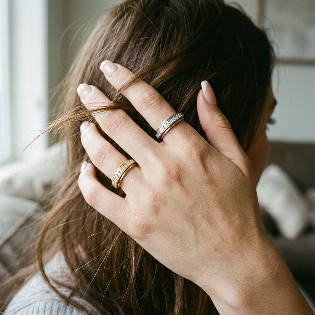 CalmSpin Anxiety Relief Ring