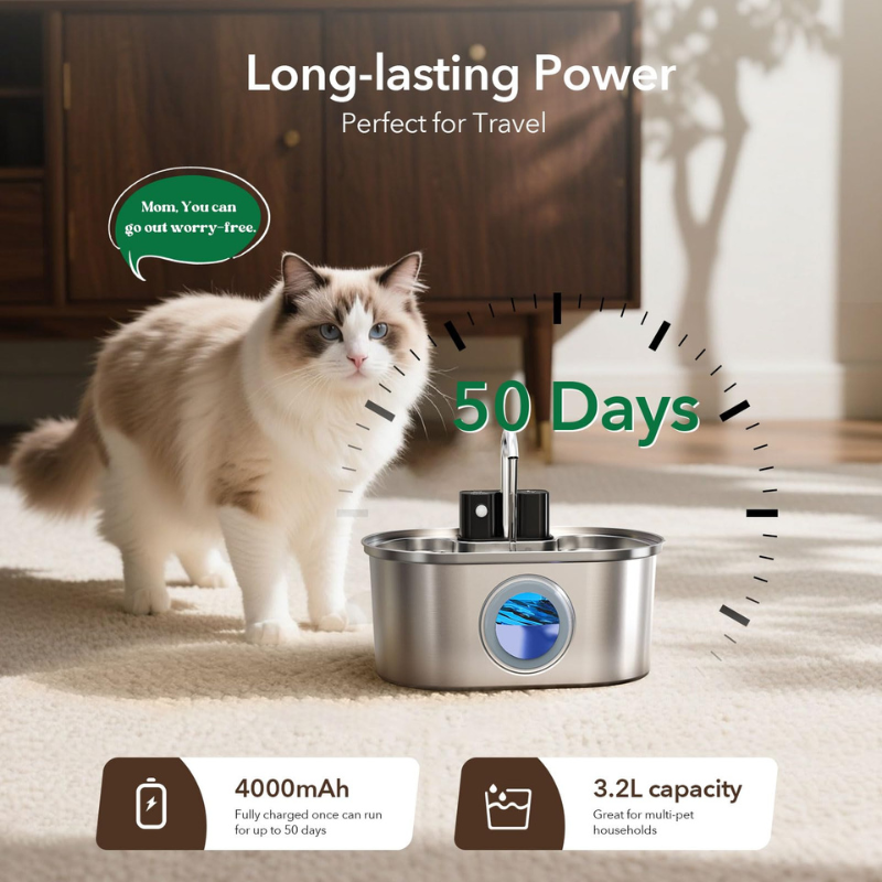 FreshFlow Wireless Pet Fountain