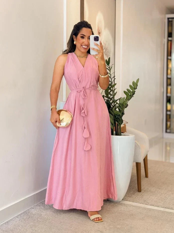 FemmeFlow Linen Dress