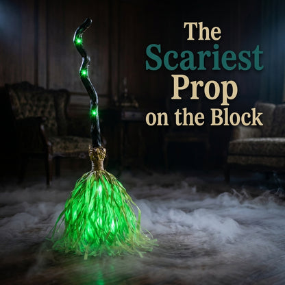 HauntGlide Auto Witch Broom