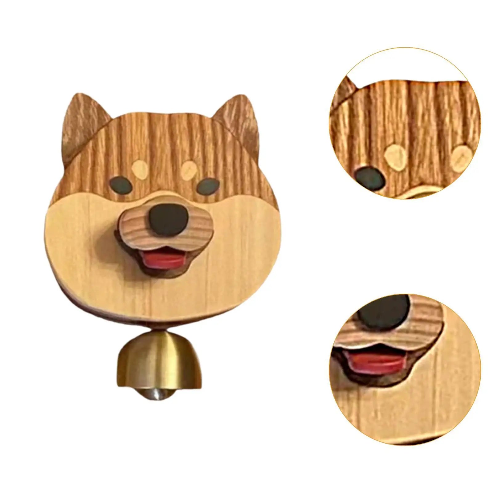 ShibaChime Wooden Doorbell